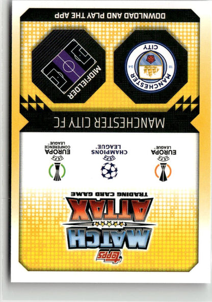 2022-23 Topps Match Attax UEFA Champions & Europa Leagues #18 Rodri 1st Edition