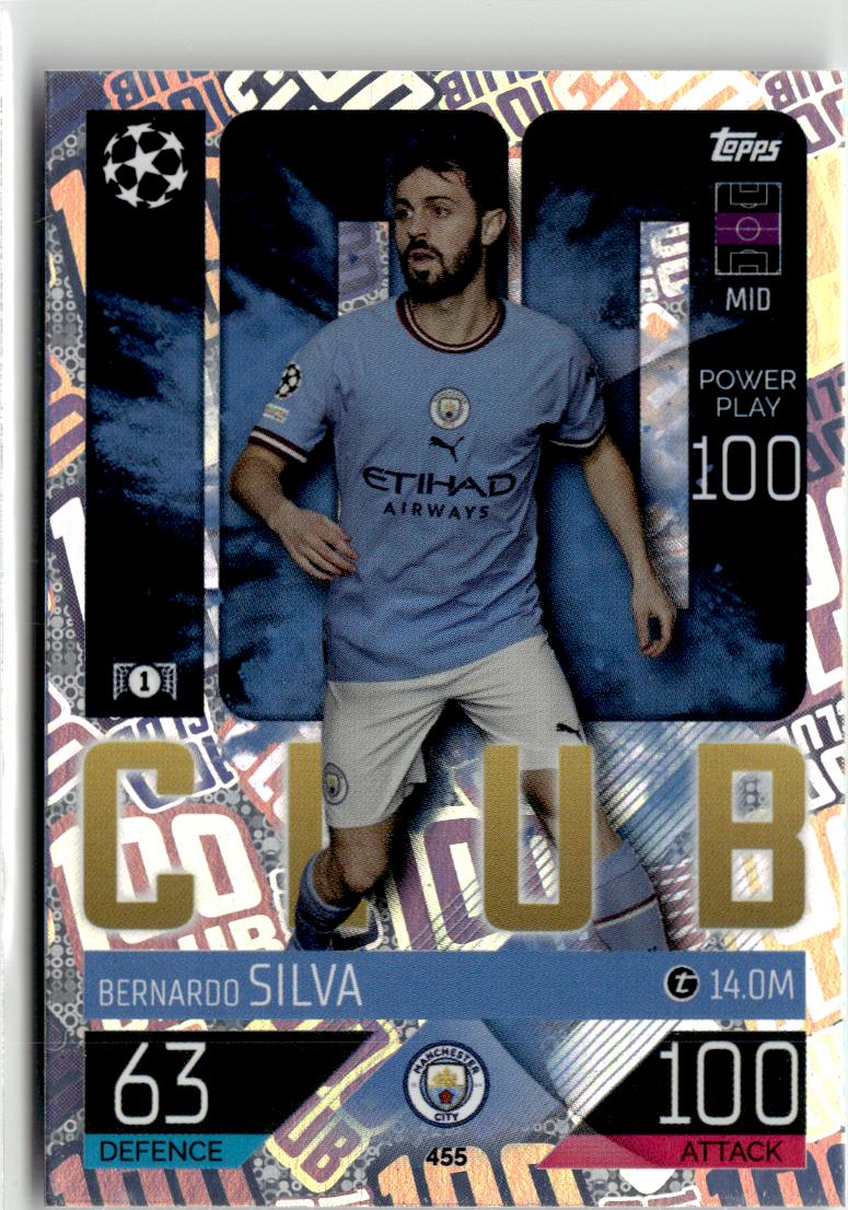 2022-23 Topps Match Attax UEFA Champions & Europa Leagues #455 Bernardo Silva