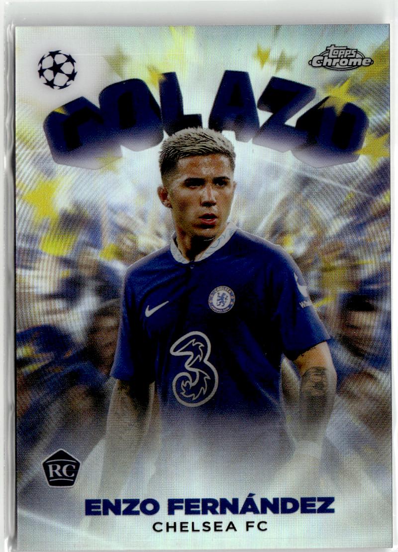 2022-23 Topps Chrome UEFA Club Competitions #G-2 Enzo Fernández Golazo