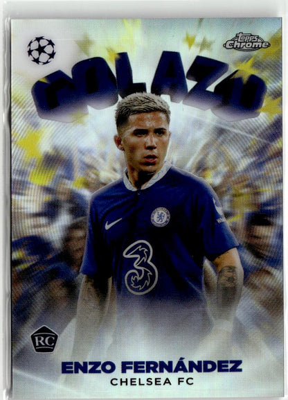 2022-23 Topps Chrome UEFA Club Competitions #G-2 Enzo Fernández Golazo