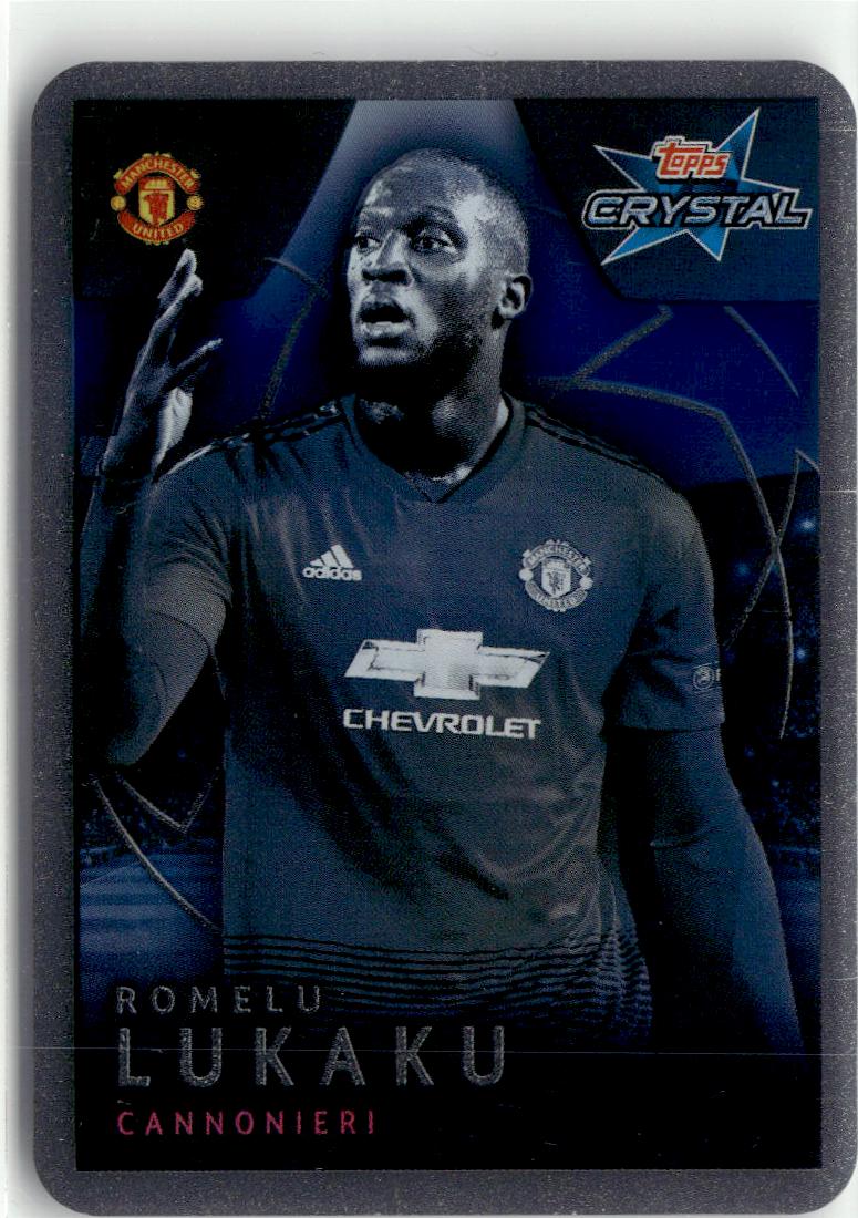2018-19 Topps Crystal UEFA Champions League Romelu Lukaku #109 Manchester United