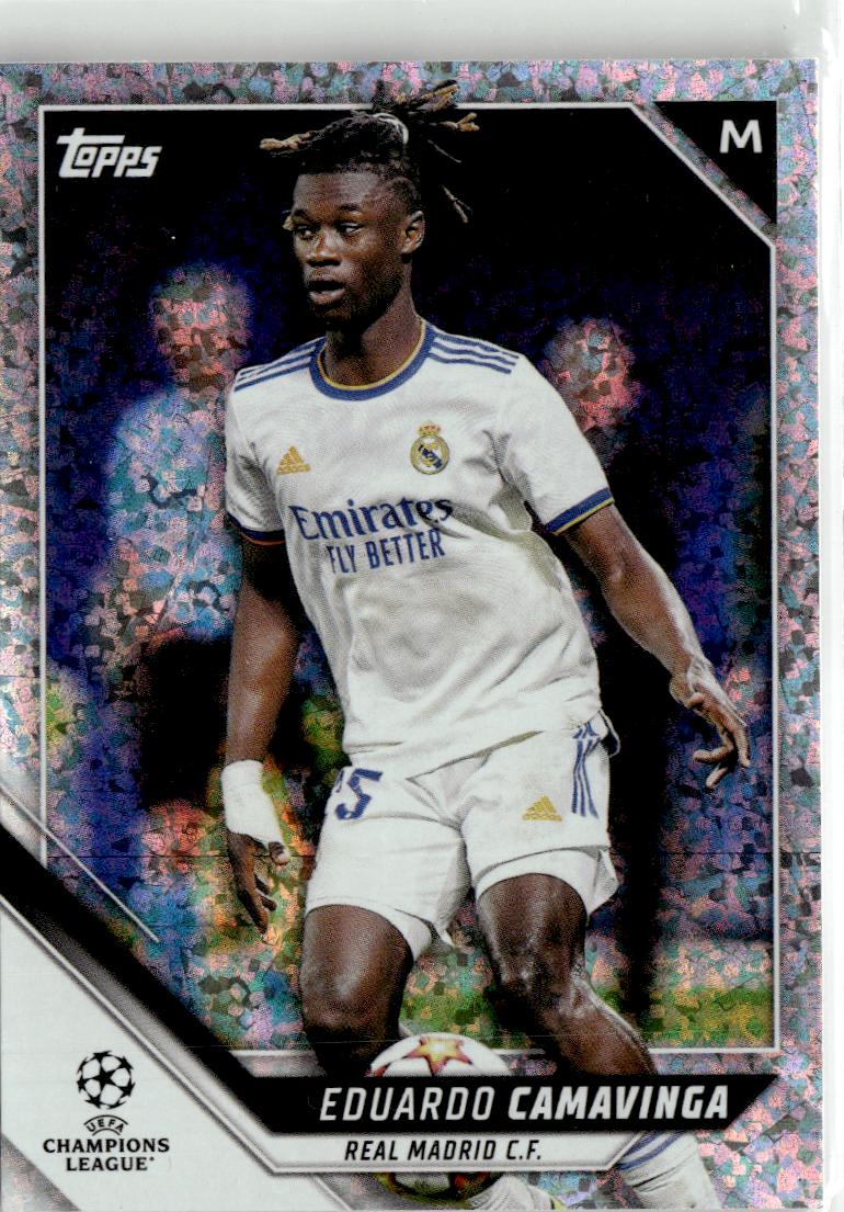 2021-22 Topps UEFA Champions League #141 Eduardo Camavinga Sparkle Foil
