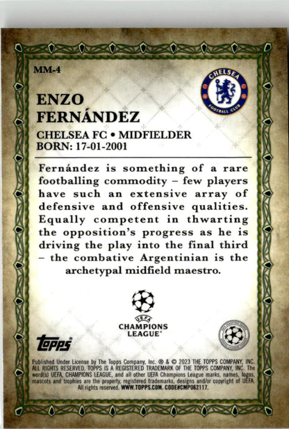 2022-23 Merlin UEFA Club Competitions #MM-4 Enzo Fernández Merlin's Masters