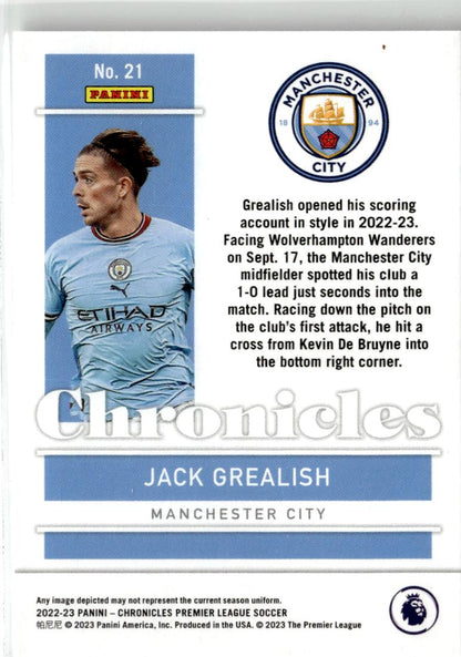 2022-23 Panini Chronicles - Chronicles Premier League #21 Jack Grealish