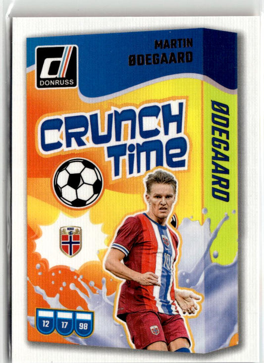 2024-25 Donruss Martin Odegaard Crunch Time #9 Norway