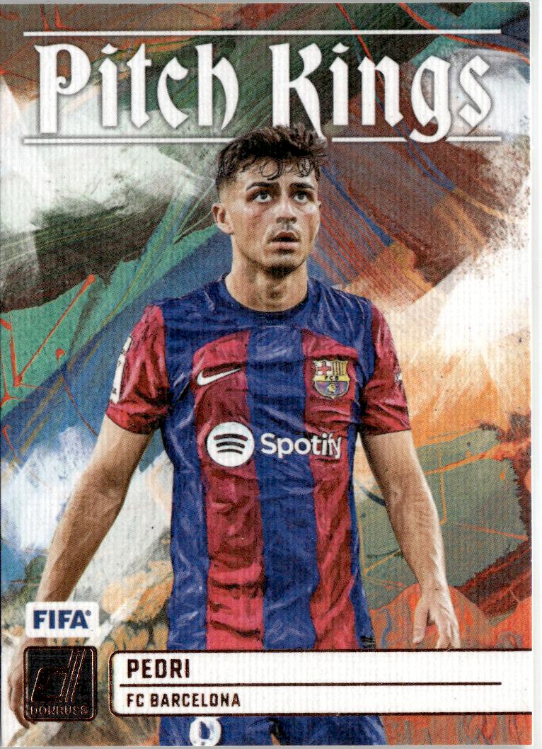 2023-24 Donruss Pedri Pitch Kings #1 FC Barcelona