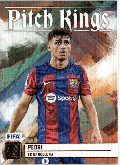 2023-24 Donruss Pedri Pitch Kings #1 FC Barcelona
