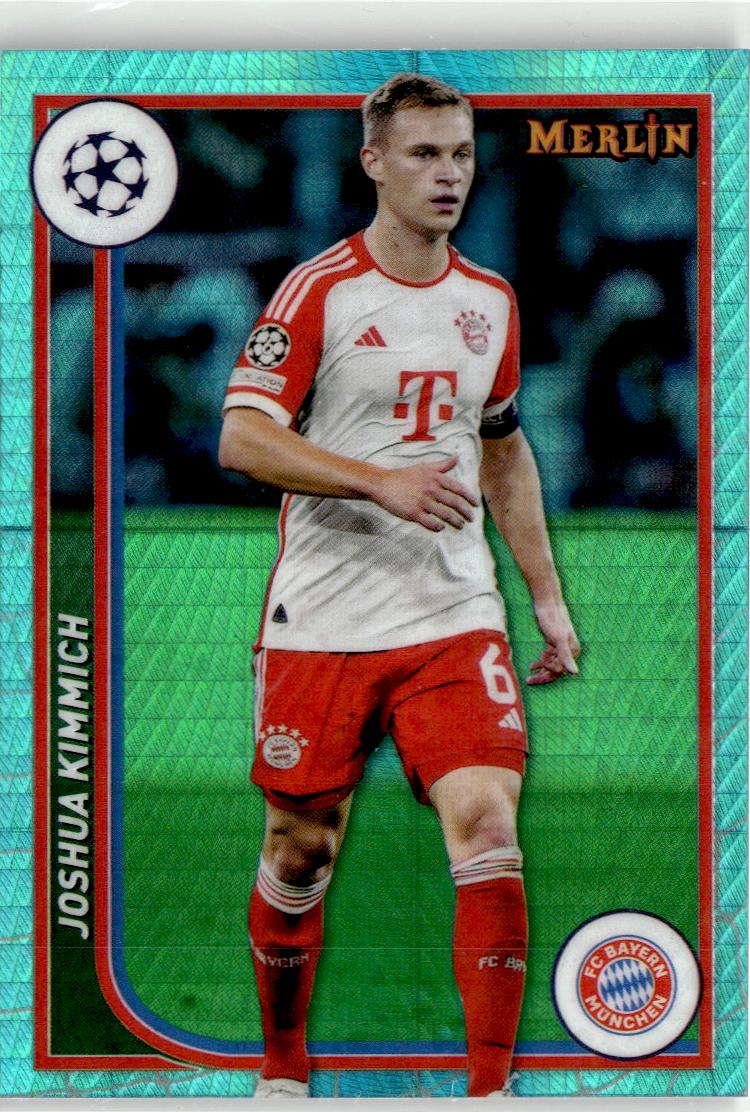 2023-24 Merlin UEFA Club Competitions #43 Joshua Kimmich Aqua Prism Refractor
