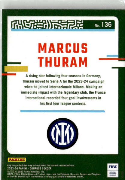 2023-24 Donruss Marcus Thuram Silver #136 Inter Milan