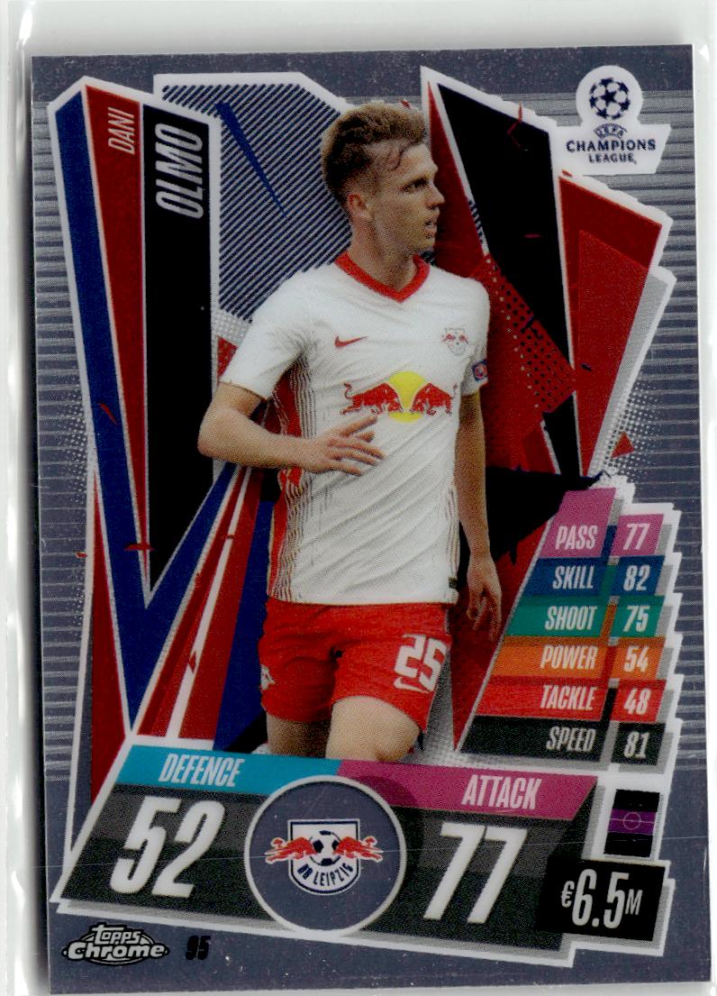 2020-21 Topps Chrome Bundesliga Dani Olmo #56 RB Leipzig