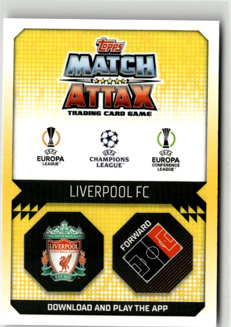2022-23 Topps Match Attax UEFA Champions & Europa Leagues #457 Mohamed Salah