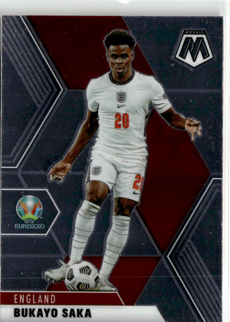 2021 Panini Mosaic UEFA EURO 2020 Bukayo Saka #106 England