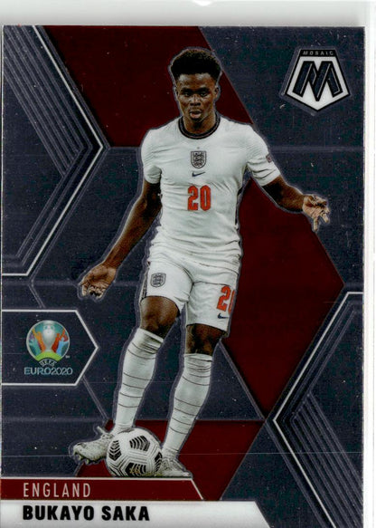 2021 Panini Mosaic UEFA EURO 2020 Bukayo Saka #106 England