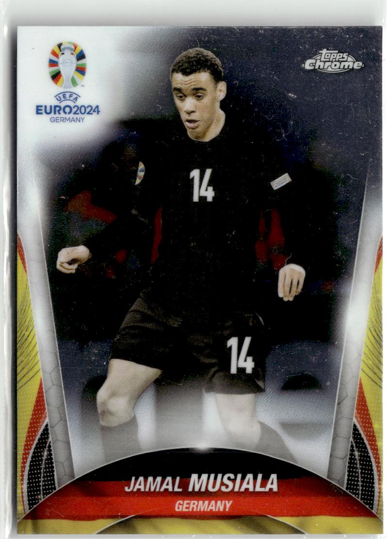 2024 Topps Chrome UEFA EURO Jamal Musiala #14 Germany
