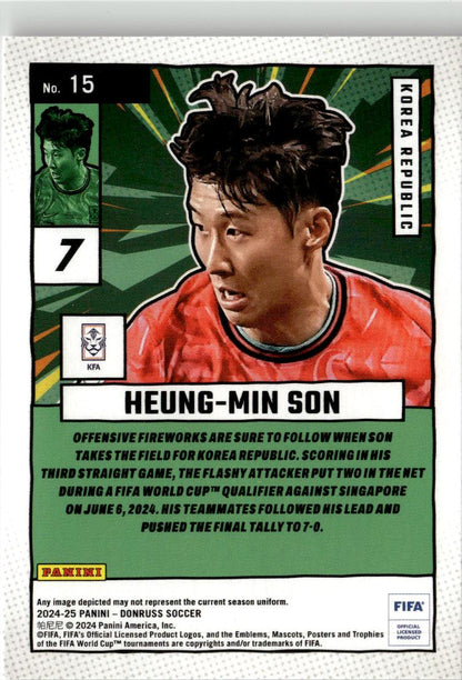 2024-25 Donruss Heung-Min Son Net Marvels #15 Korea Republic