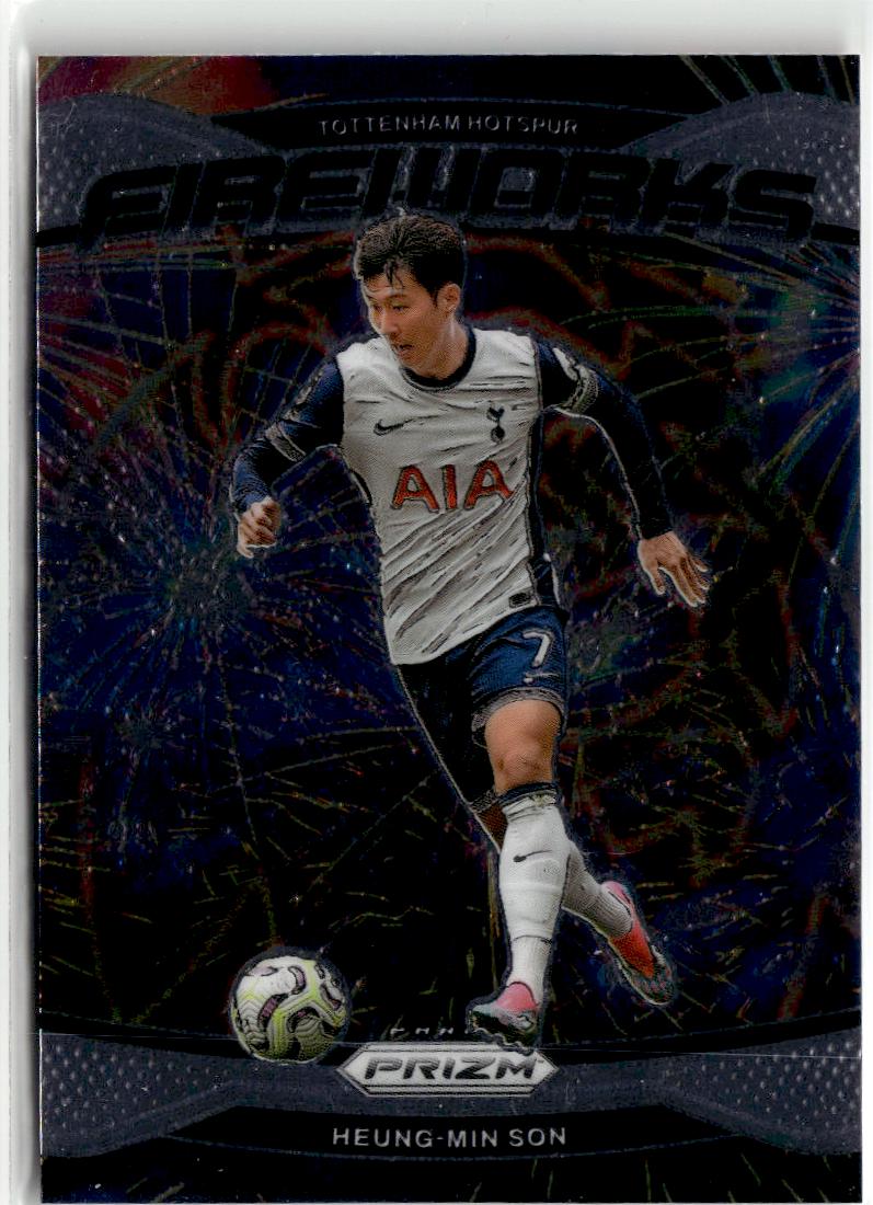 2024-25 Panini Prizm Premier League Heung-Min Son Fireworks #5 Tottenham Hotspur