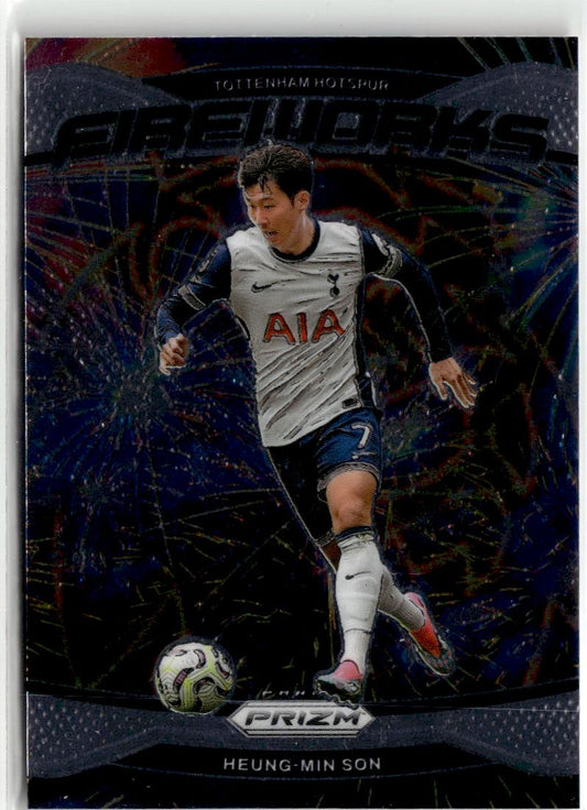 2024-25 Panini Prizm Premier League Heung-Min Son Fireworks #5 Tottenham Hotspur