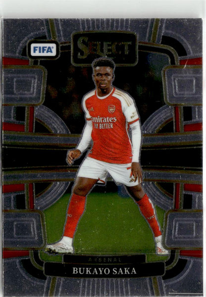 2023-24 Panini Select FIFA Bukayo Saka #4 Arsenal FC