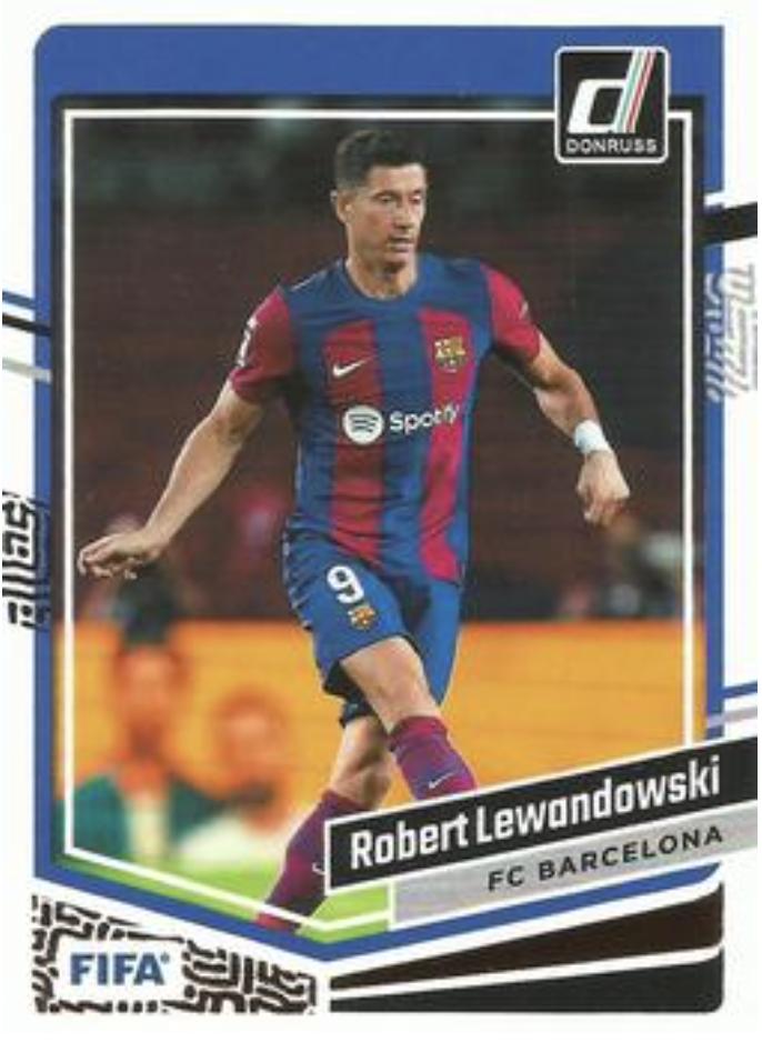 2023-24 Donruss Robert Lewandowski #113 FC Barcelona