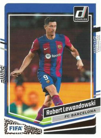 2023-24 Donruss Robert Lewandowski #113 FC Barcelona