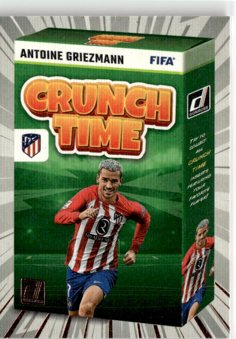 2023-24 Donruss Antoine Griezmann Crunch Time #8 Atletico Madrid
