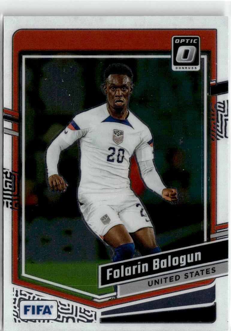 2023-24 Donruss Folarin Balogun Optic #63 USA