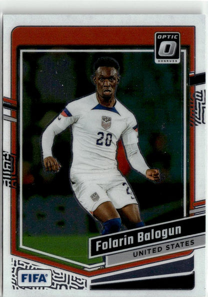 2023-24 Donruss Folarin Balogun Optic #63 USA