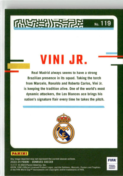 2023-24 Donruss Vini Jr. #119 Real Madrid CF