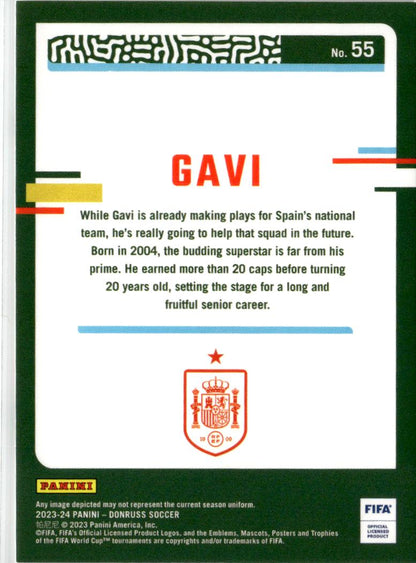 2023-24 Donruss Gavi #55 Spain