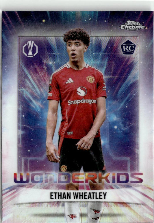 2024-25 Topps Chrome UEFA Club Competitions #WK-12 Ethan Wheatley Wonderkids