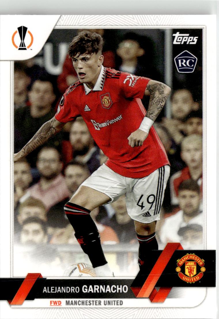 2022-23 Topps UEFA Club Competitions Alejandro Garnacho #50 Manchester United
