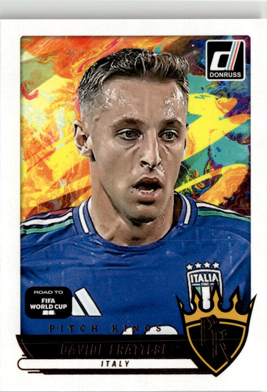 2025-26 Donruss Road to FIFA World Cup Davide Frattesi Pitch Kings #7 Italy