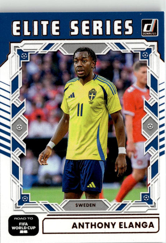 2025-26 Donruss Road to FIFA World Cup Anthony Elanga Elite Series #10 Sweden