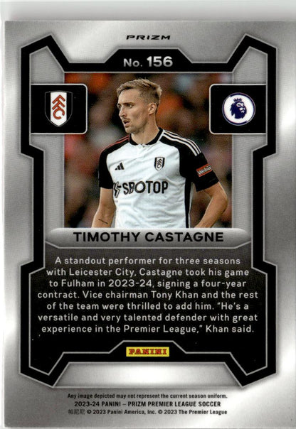 2023-24 Panini Prizm Premier League Sasa Lukic Pink Mosaic #164 Fulham