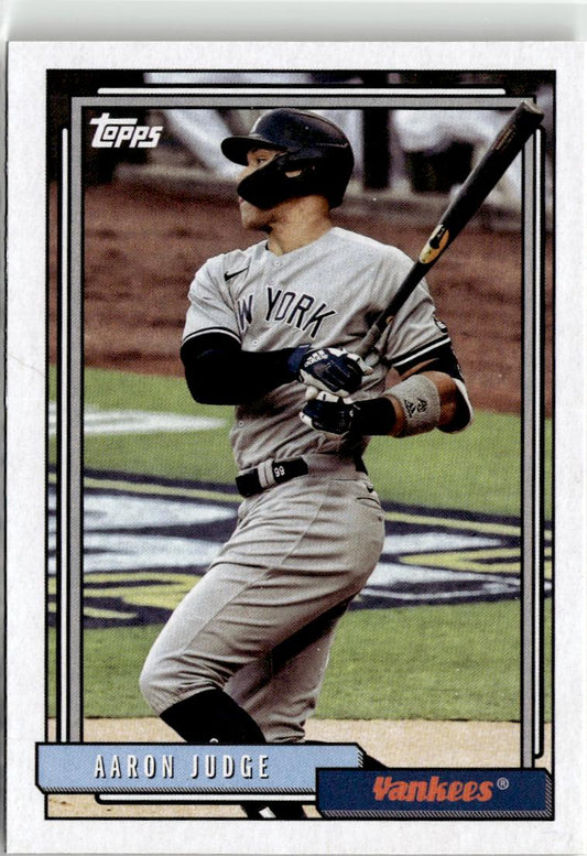 2021 Topps Update Aaron Judge 1992 Topps Redux #T92-2 New York Yankees