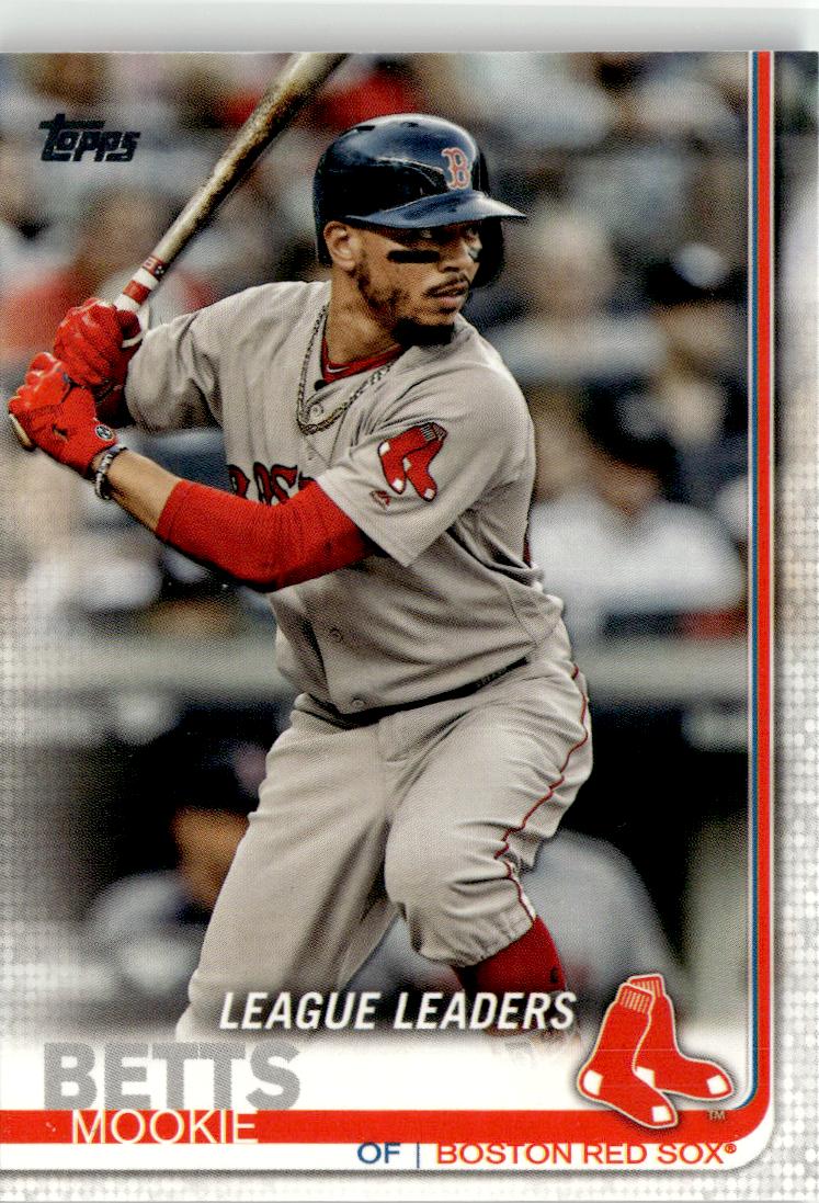 2019 Topps Mookie Betts #312 Boston Red Sox