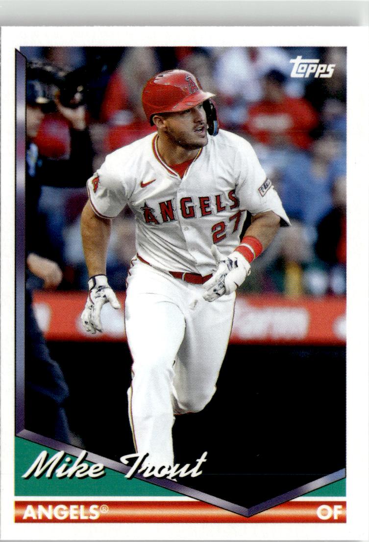 2024 Topps Archives Mike Trout #217 Los Angeles Angels