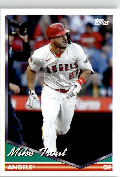 2024 Topps Archives Mike Trout #217 Los Angeles Angels