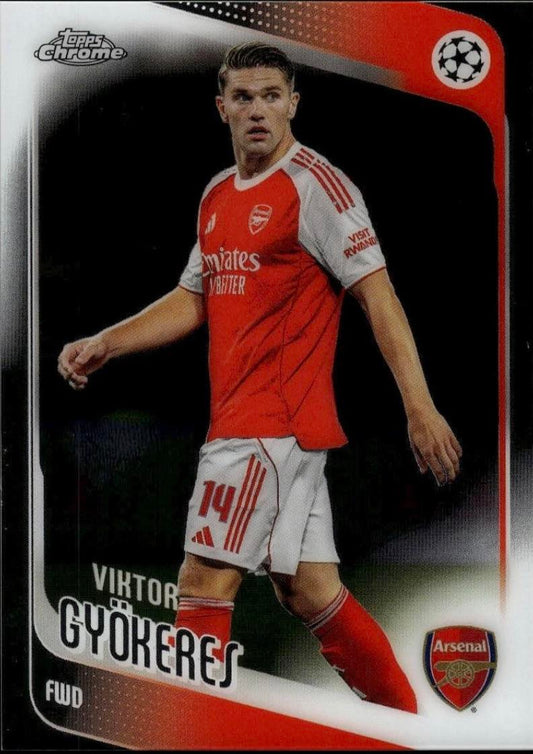 2025-26 Topps Chrome Arsenal Viktor Gyökeres #23 Arsenal FC
