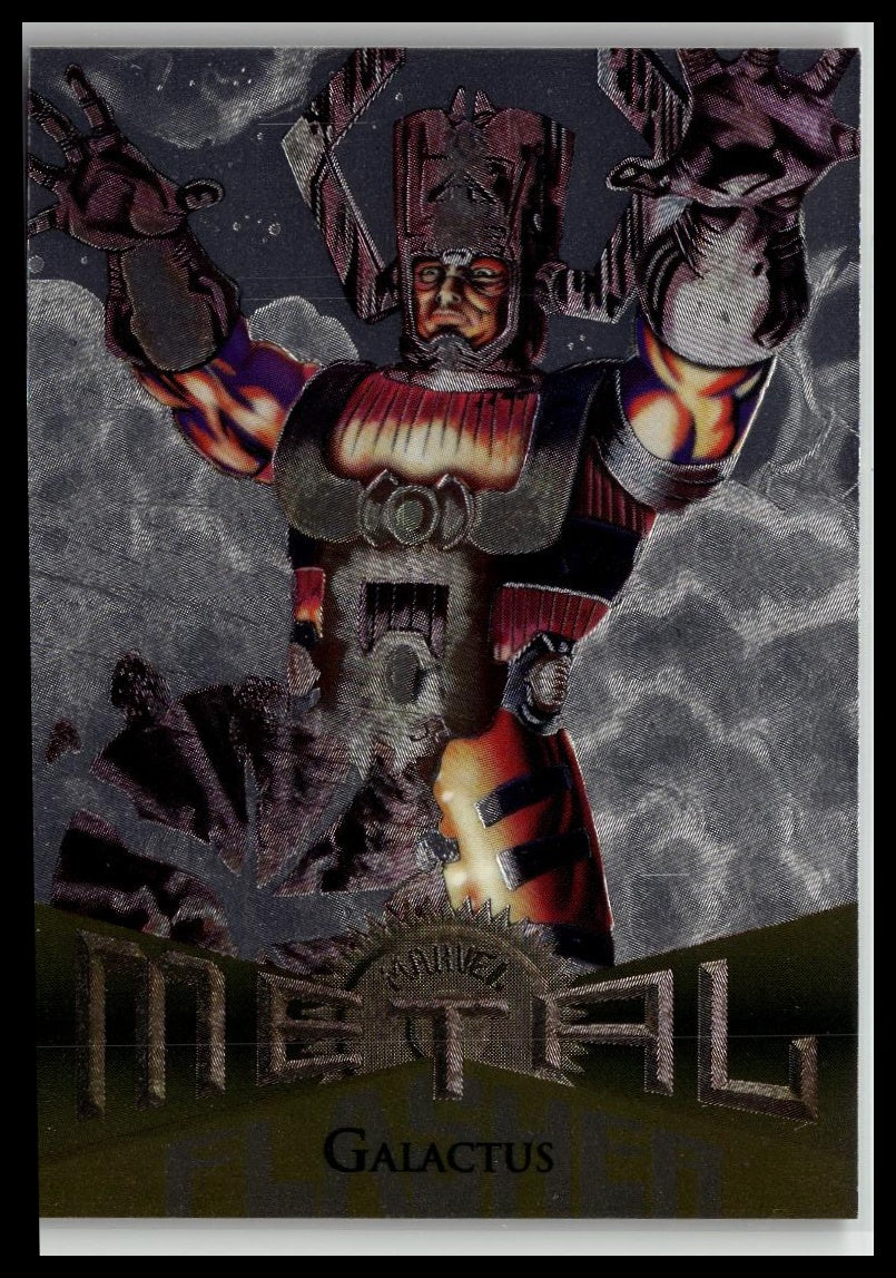 1995 Metal Marvel #16 Galactus Silver Flasher