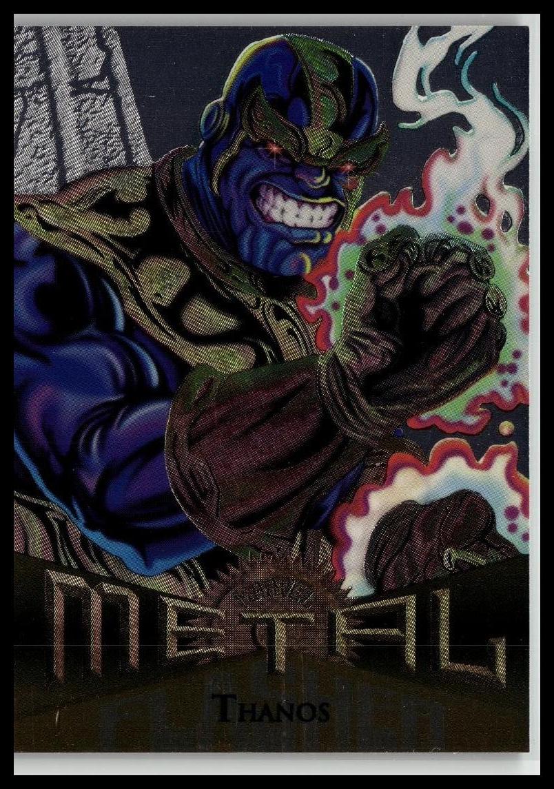 1995 Metal Marvel #19 Thanos Silver Flasher