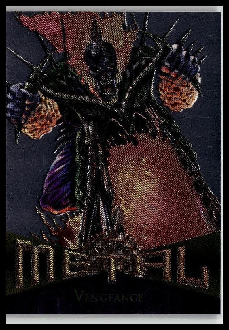 1995 Metal Marvel #62 Vengeance Silver Flasher