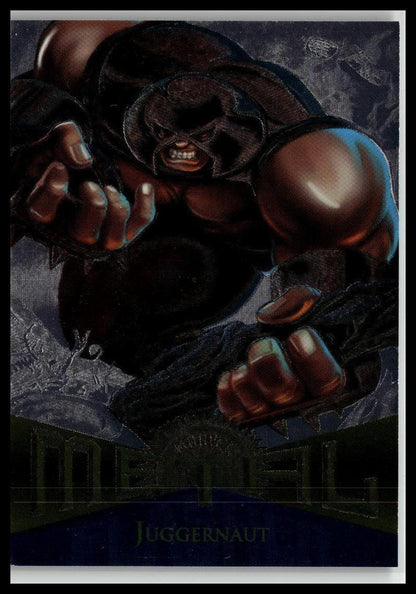 1995 Metal Marvel #99 Juggernaut Silver Flasher