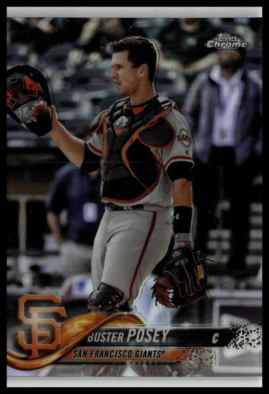 2018 Topps Chrome #29 Buster Posey Refractor