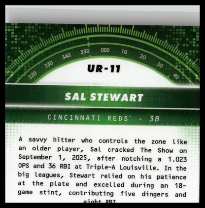 2026 Bowman #UR-11 Sal Stewart Under the Radar