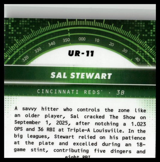 2026 Bowman #UR-11 Sal Stewart Under the Radar