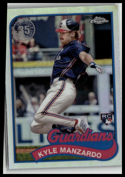 2024 Topps Chrome Update #89CU-10 Kyle Manzardo 1989 Topps REFRACTOR
