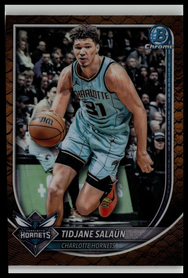 2025-26 Bowman #BCV-169 Tidjane Salaün Chrome Reptilian Refractors