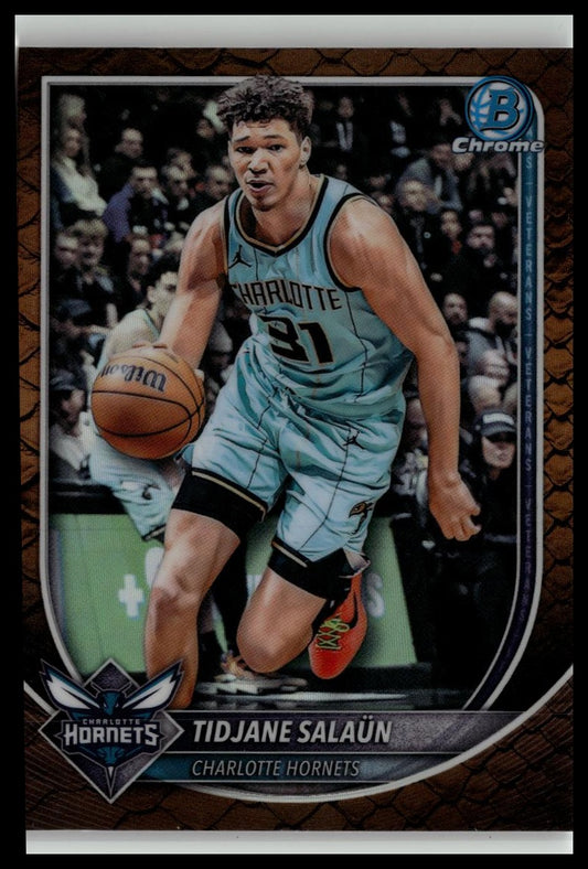 2025-26 Bowman #BCV-169 Tidjane Salaün Chrome Reptilian Refractors