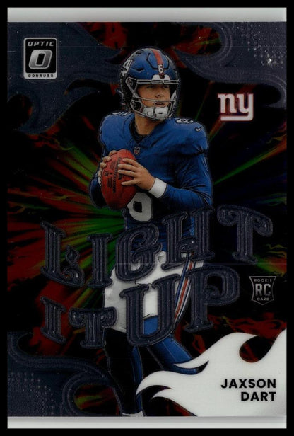 2025 Donruss Optic #3 Jaxson Dart Light It Up